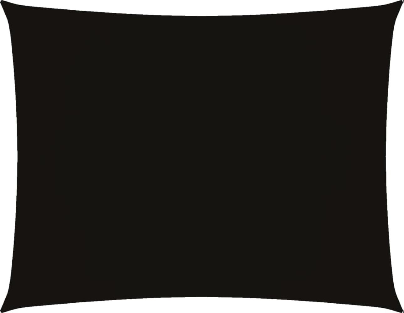 vidaXL Sonnensegel Oxford-Gewebe Rechteckig 2x3 m Schwarz 135750 Bild 1