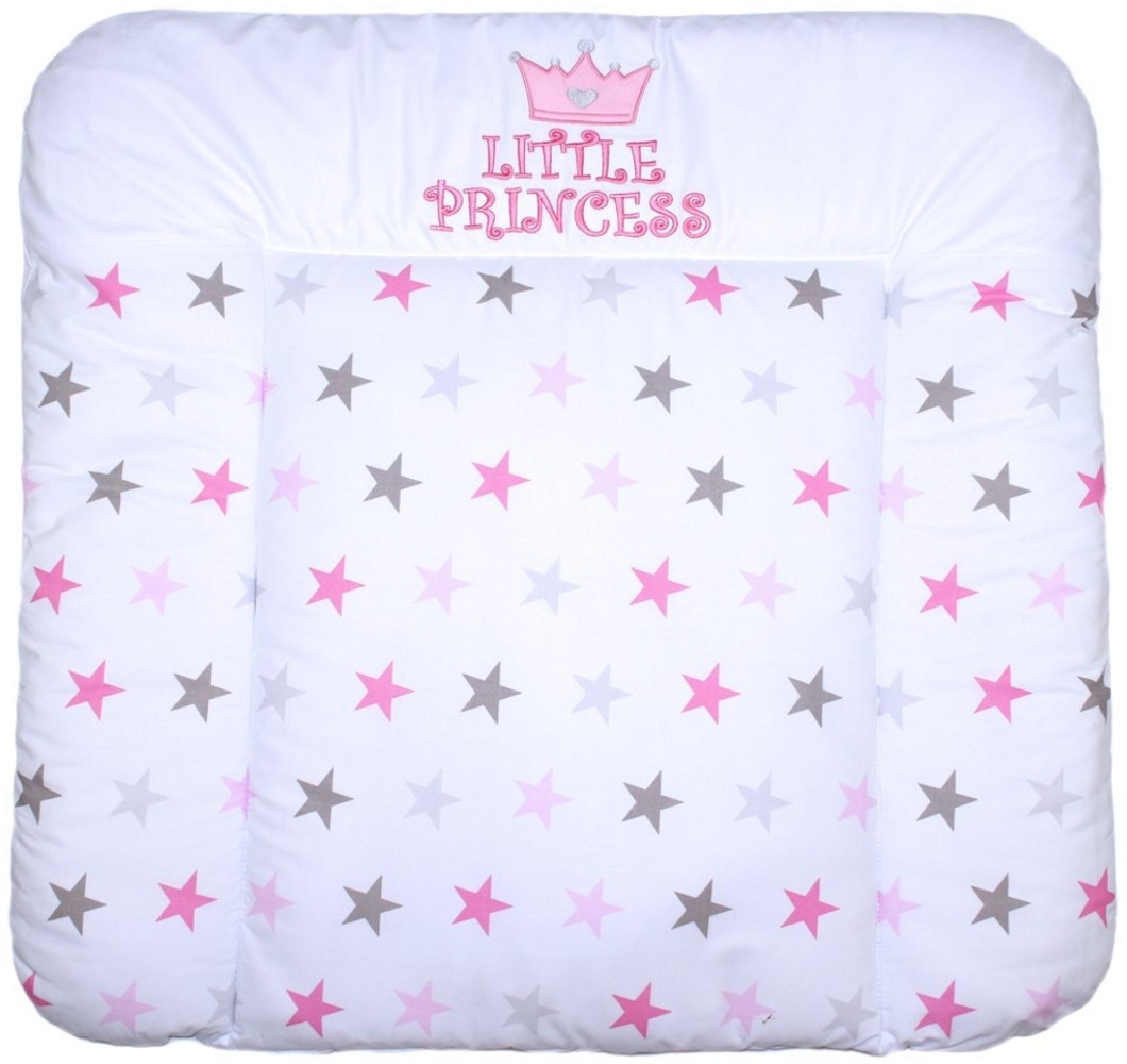 Primawela Wickelauflage Baby Wickeltischauflage Auflage für Wickeltisch Baumwolle - Princess Bild 1