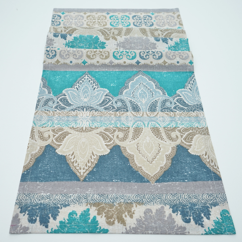 Tischläufer JANESSA lagune (BL 45x130 cm) Bild 1