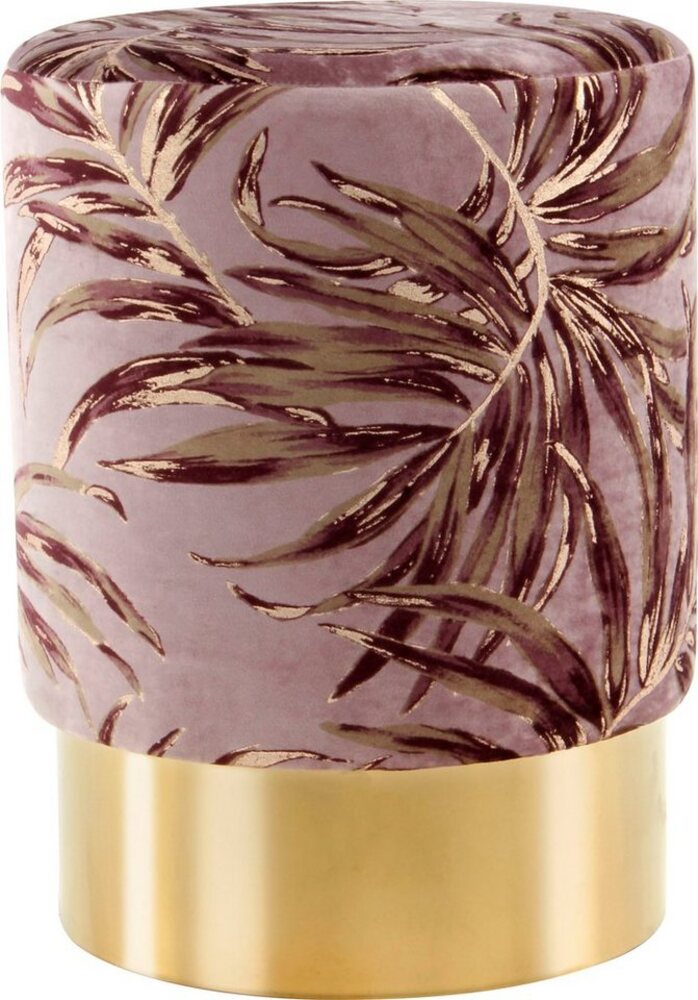 Hocker Gipsy 225 Violett / Gold Bild 1