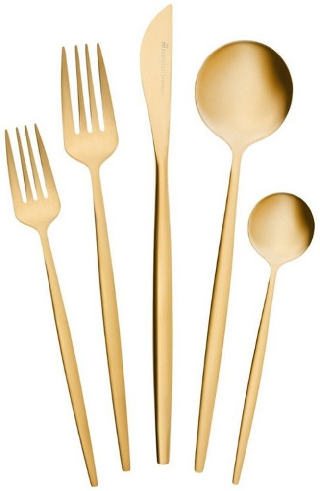 Karaca Besteck-Set Karaca Orion Mattgold 30-teiliges Besteckset für 6 Personen (30-tlg), 1 Personen Bild 1