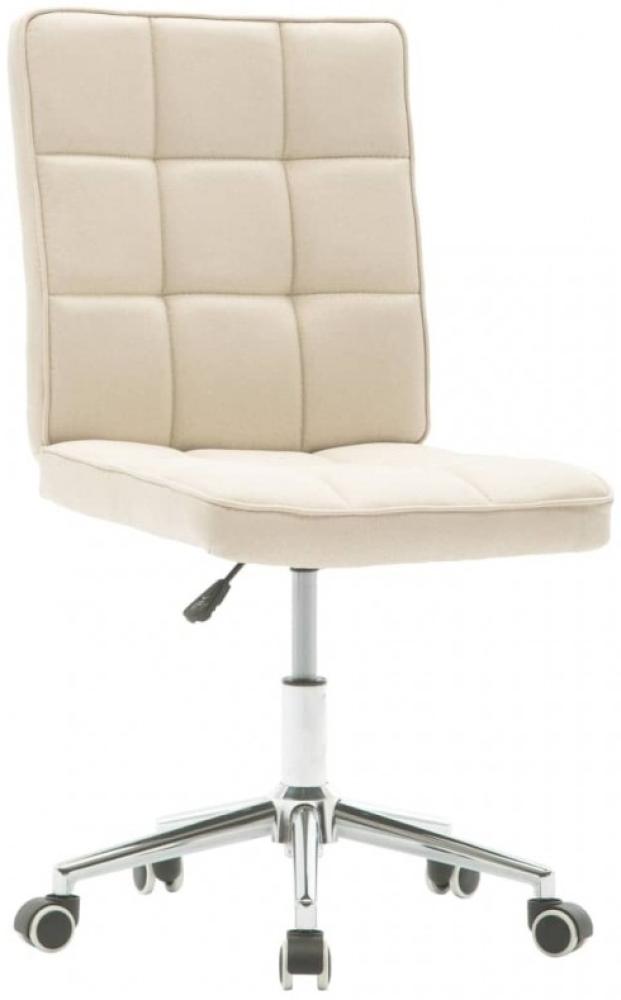 vidaXL Esszimmerstühle 4 Stk. Creme Stoff [3051105] Bild 1