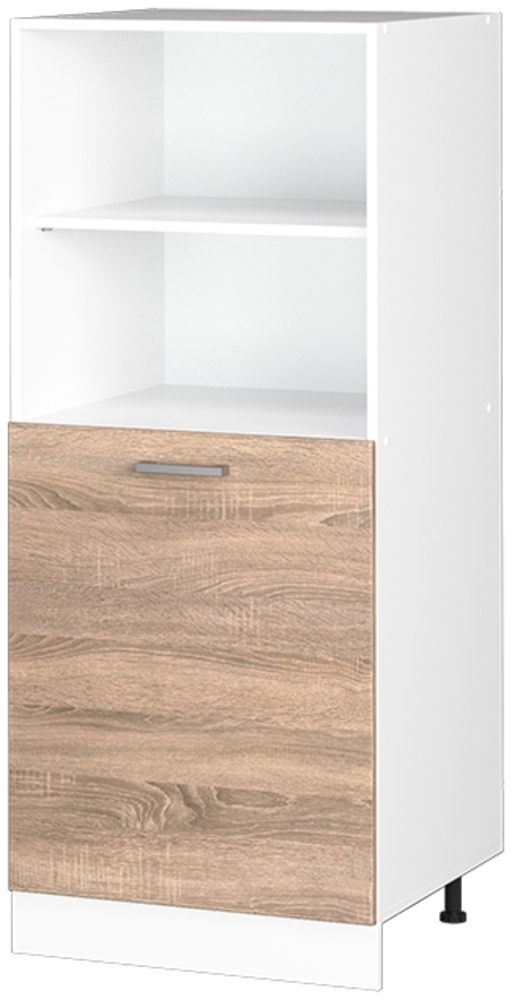 Hochschrank R-Line Sonoma 60 cm mit offenen Regalen, und Tür Vicco Bild 1