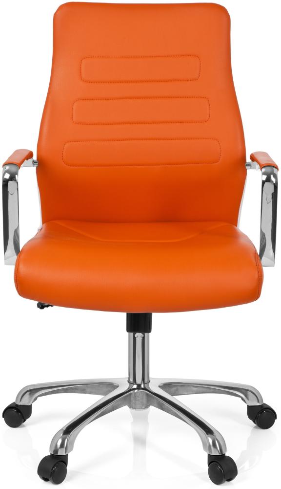 hjh OFFICE Profi Chefsessel TEWA Kunstleder orange Bild 1