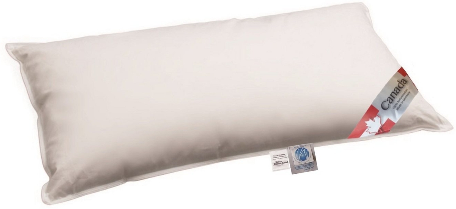 Canada 3-Kammer-Kopfkissen Premium Air-O-Cell 3-Kammer Kissen 40x60 cm Canada Daune, Seitenschläfer, Rückenschläfer, Sanftheit der Daune, Stützkraft der Luftzellenstäbchen Bild 1