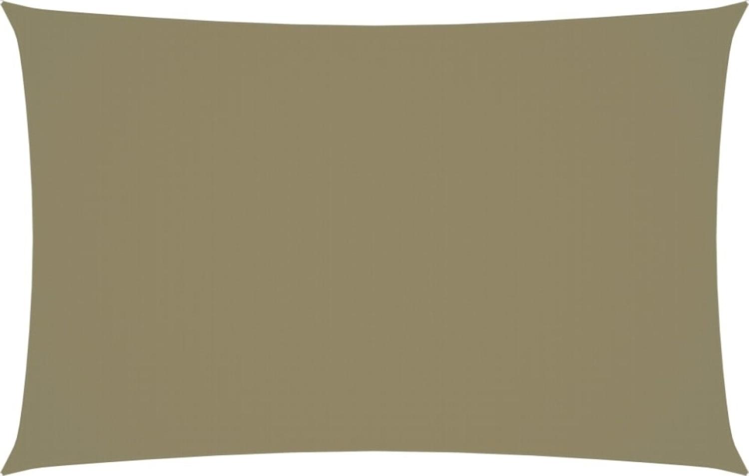 vidaXL Sonnensegel Oxford-Gewebe Rechteckig 5x8 m Beige Bild 1