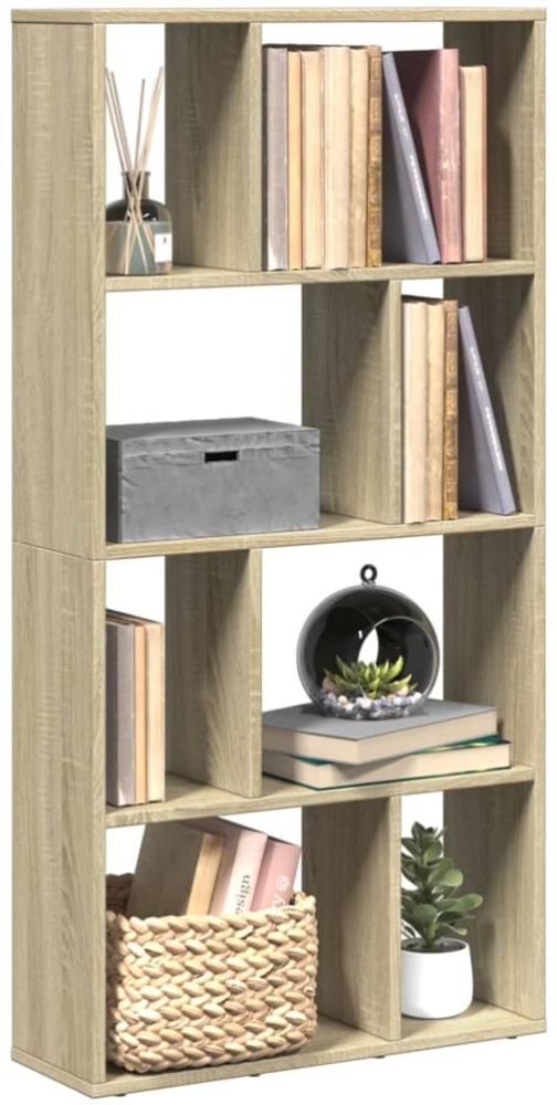 vidaXL Bücherregal Sonoma-Eiche 60x20x120 cm Holzwerkstoff 858149 Bild 1