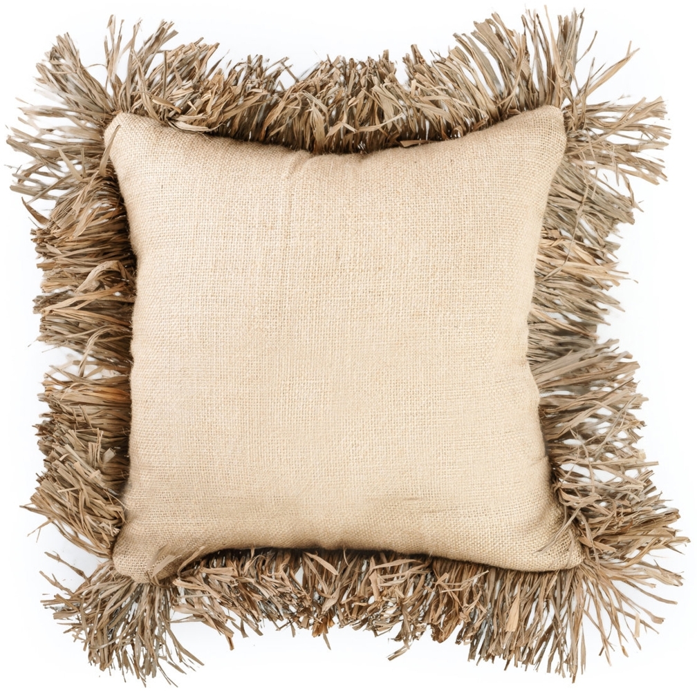 Der Jute Bonita Kissenbezug - Natur - 40x40 - Natürlich - 40x40x2cm Bild 1