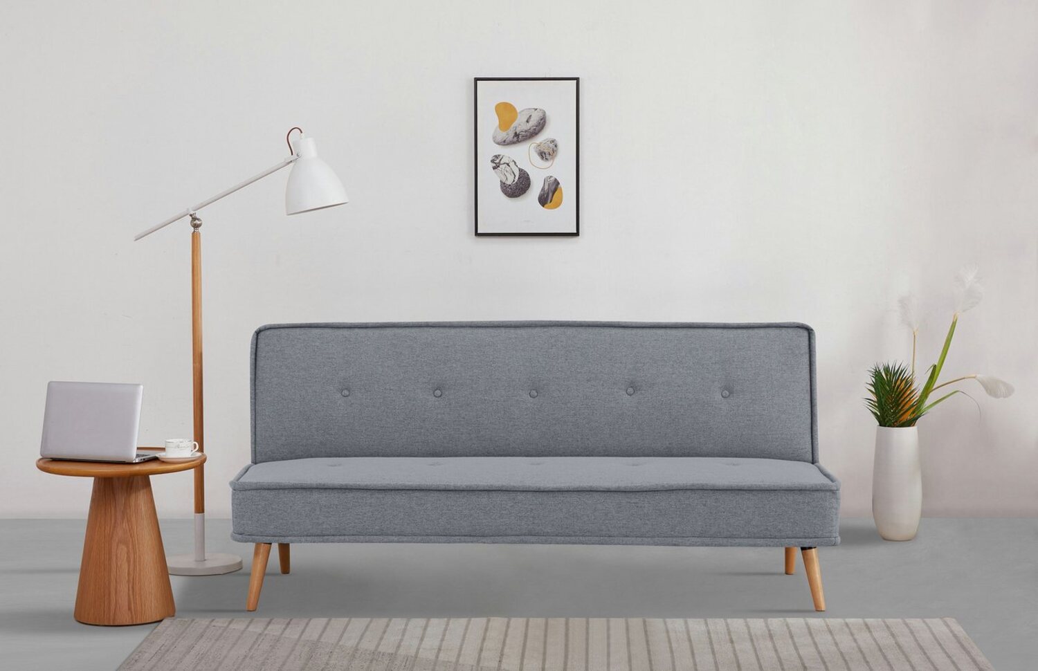 INOSIGN Schlafsofa ARBON,183cm, klappbarer 3-Sitzer mit verstellbarer Rückenlehne und, Bettfunktion Bild 1