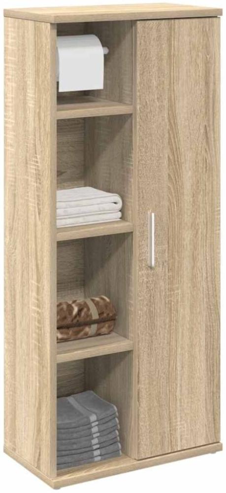 vidaXL Badezimmerschrank mit Rollenhalter Sonoma-Eiche 39x22x90 cm 858526 Bild 1