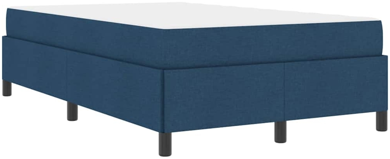 vidaXL Boxspringbett Blau 120 x 200 cm Stoff 3398856 Bild 1