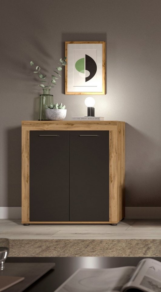 INOSIGN Highboard Aosta, Höhe 88 cm, in verschiedenen Farbausführungen, mit 2 Türen und 3 Fächern, Wohnzimmer, Kommode, Schrank Bild 1