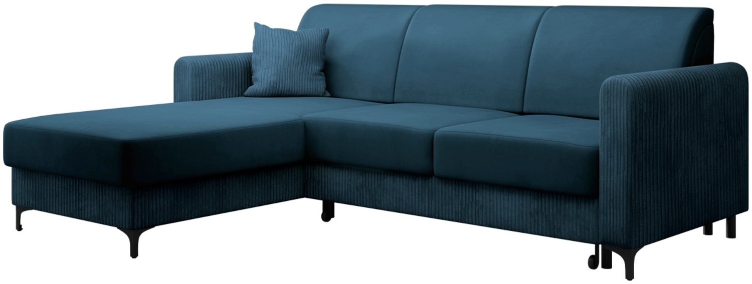 Ecksofa Segulo Cord (Farbe: Poso 05 + Kronos 05 + Poso 05) Bild 1