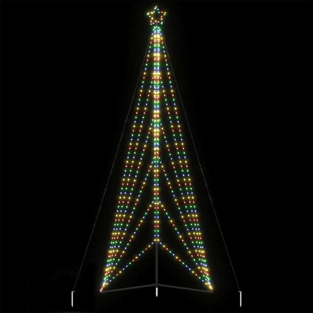 vidaXL Weihnachtsbaum-Beleuchtung 861 LEDs Mehrfarbig 478 cm 4016427 Bild 1