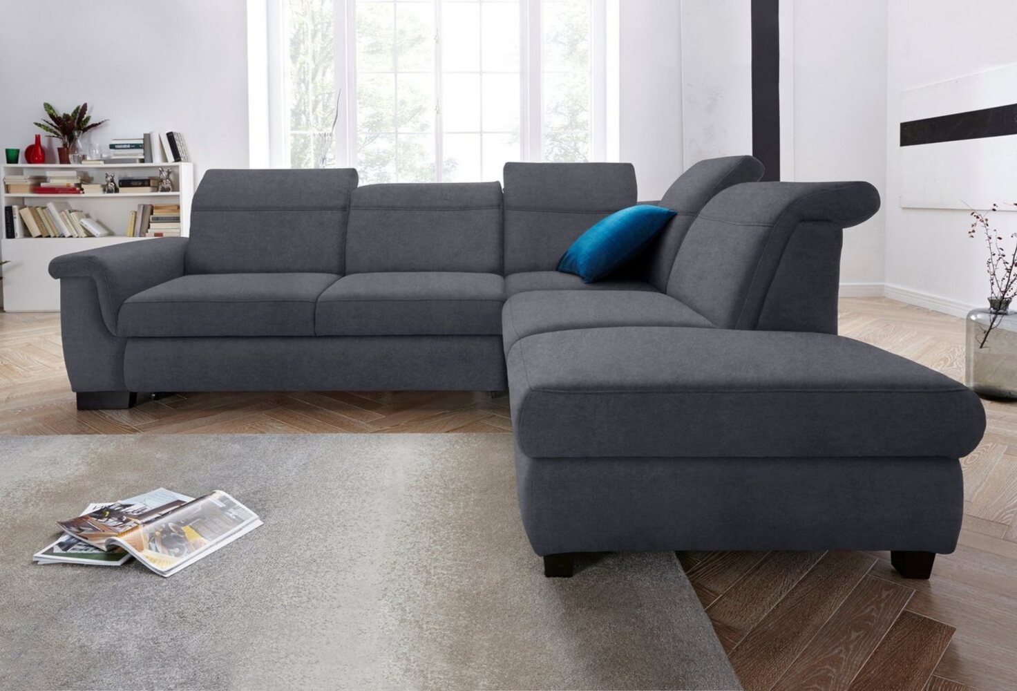 DOMO collection Ecksofa Sully L-Form, wahlweise mit Bettfunktion und Kopf- bzw. Rückenverstellung Bild 1