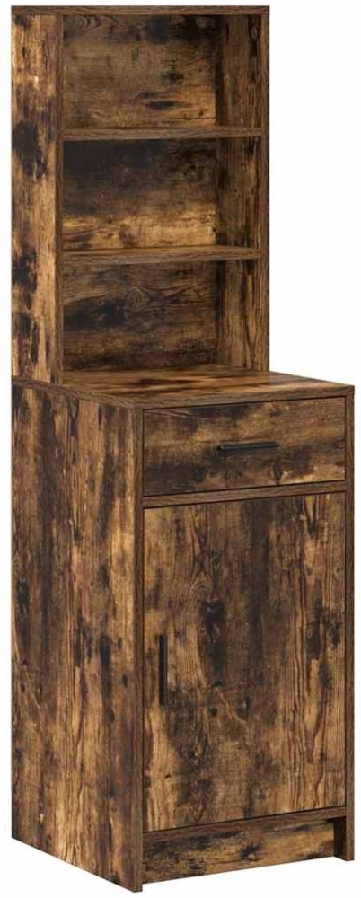 vidaXL Hochboard Räuchereiche 40 x 40.5 x 135 cm Holzwerkstoff 865077 Bild 1