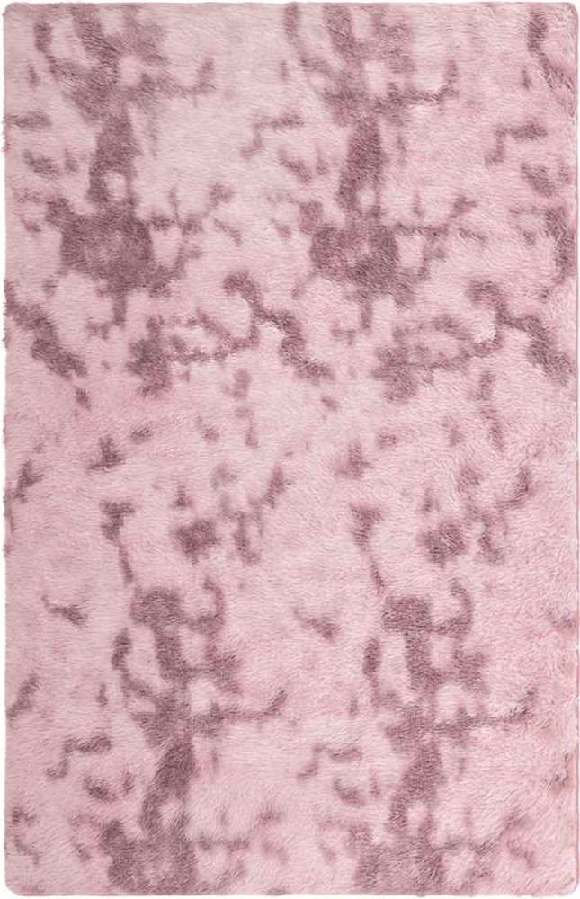 vidaXL Teppich Shaggy Hochflor NAVARRA Altrosa 130x200 cm Polyester 4102833 Bild 1