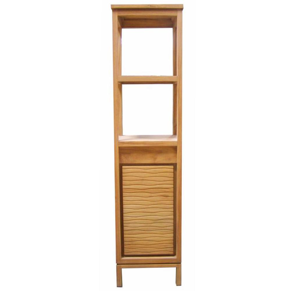 Badezimmerschrank Plotina Teak Massivholz Bild 1