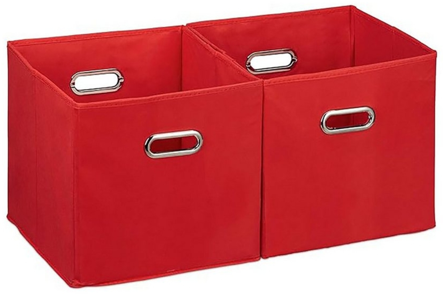 REDOM Aufbewahrungsbox 2 Stück Ordnungsboxen Aufbewahrung Boxen Aufbewahrungskorb Faltbar (Spielzeugkorb mit Griffe Wickeltisch Organizer 30x30x30 cm aus Stoff, 2 St, Aufbewahrungsboxen Spielzeugkiste Kleideraufbewahrung Ablagekörbe), für Schubladen Bü... Bild 1