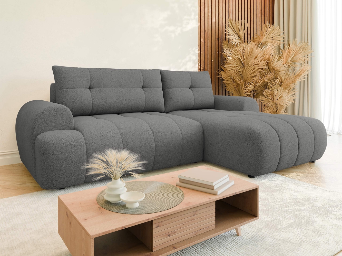 Ecksofa Fliog (Farbe: Velo 635, Seite: Rechts) Bild 1