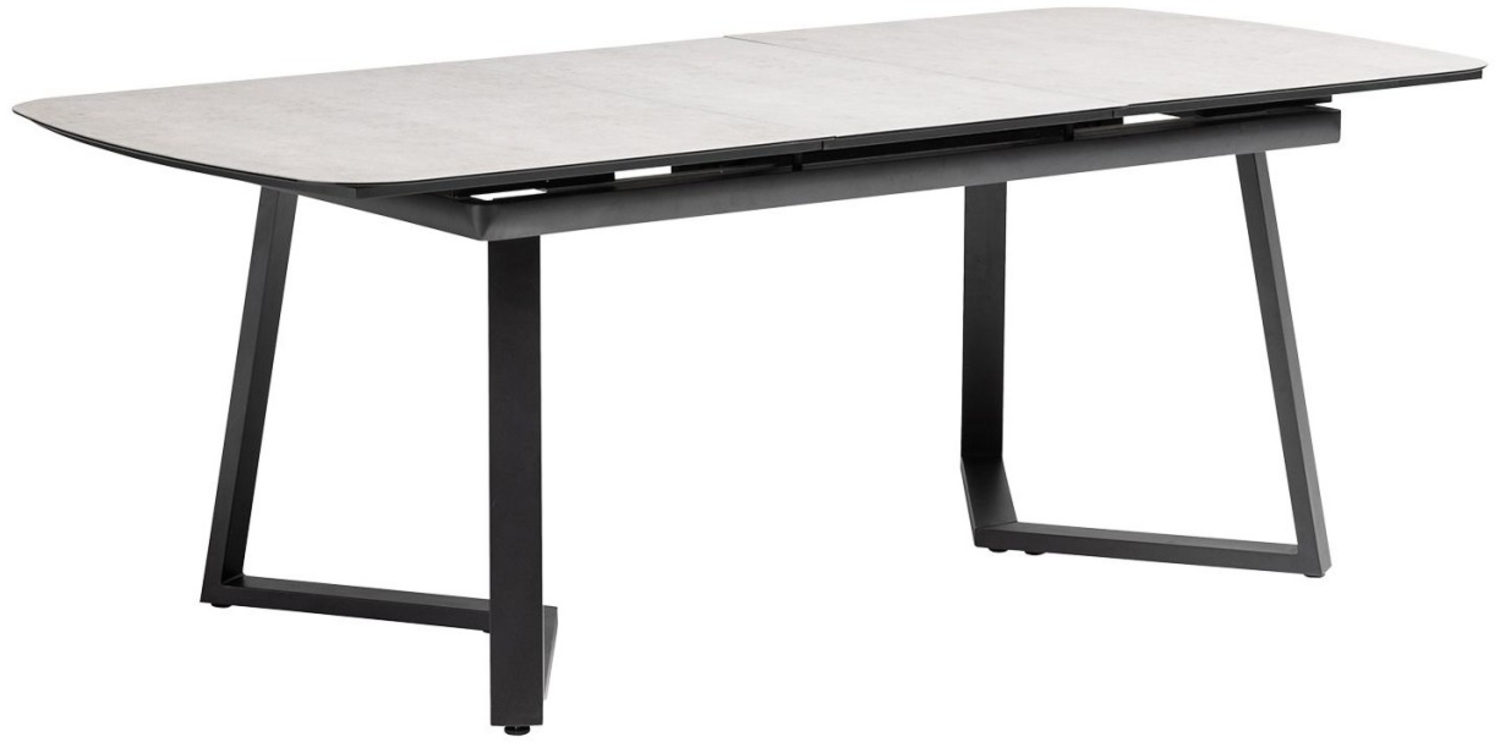 Kettler Gartentisch Ausziehtisch 160/210x95cm Aluminium Keramik-Glas Anthrazit Bild 1