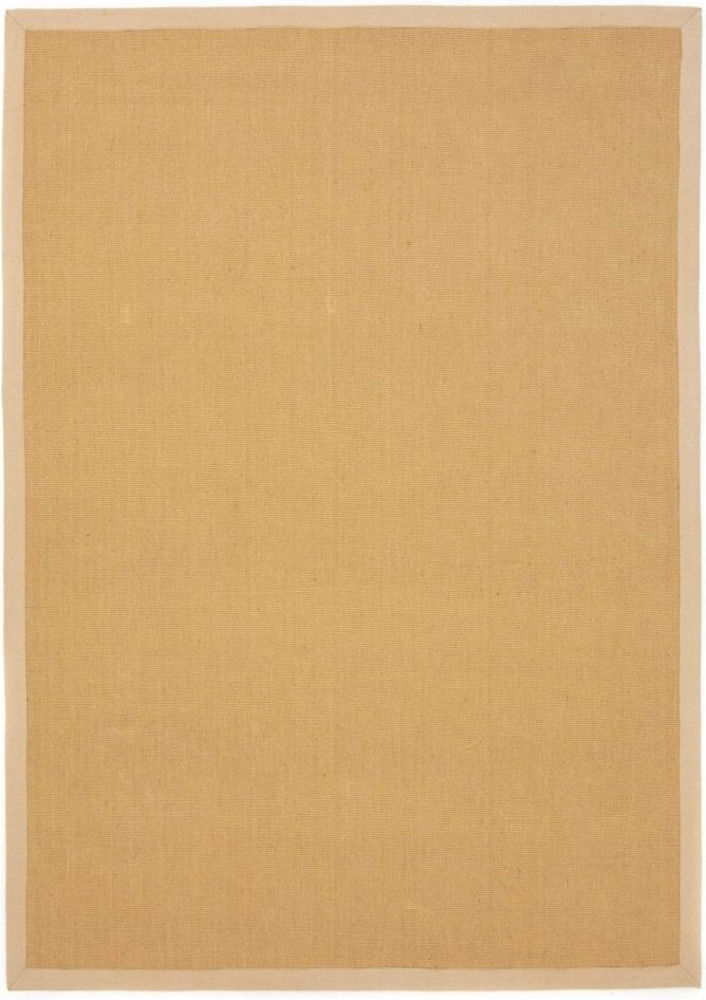 carpetfine Sisalteppich Sisal, rechteckig, Höhe: 5 mm, mit farbiger Bordüre, Anti Rutsch Rückseite Bild 1