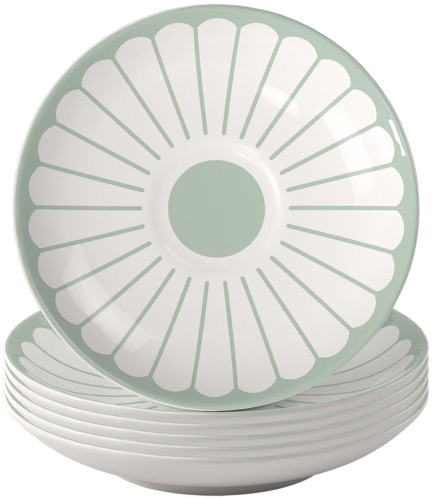 Villeroy & Boch Fleur Couleur Espressountertasse ø 11,7 cm 6er Set - Vert Bild 1