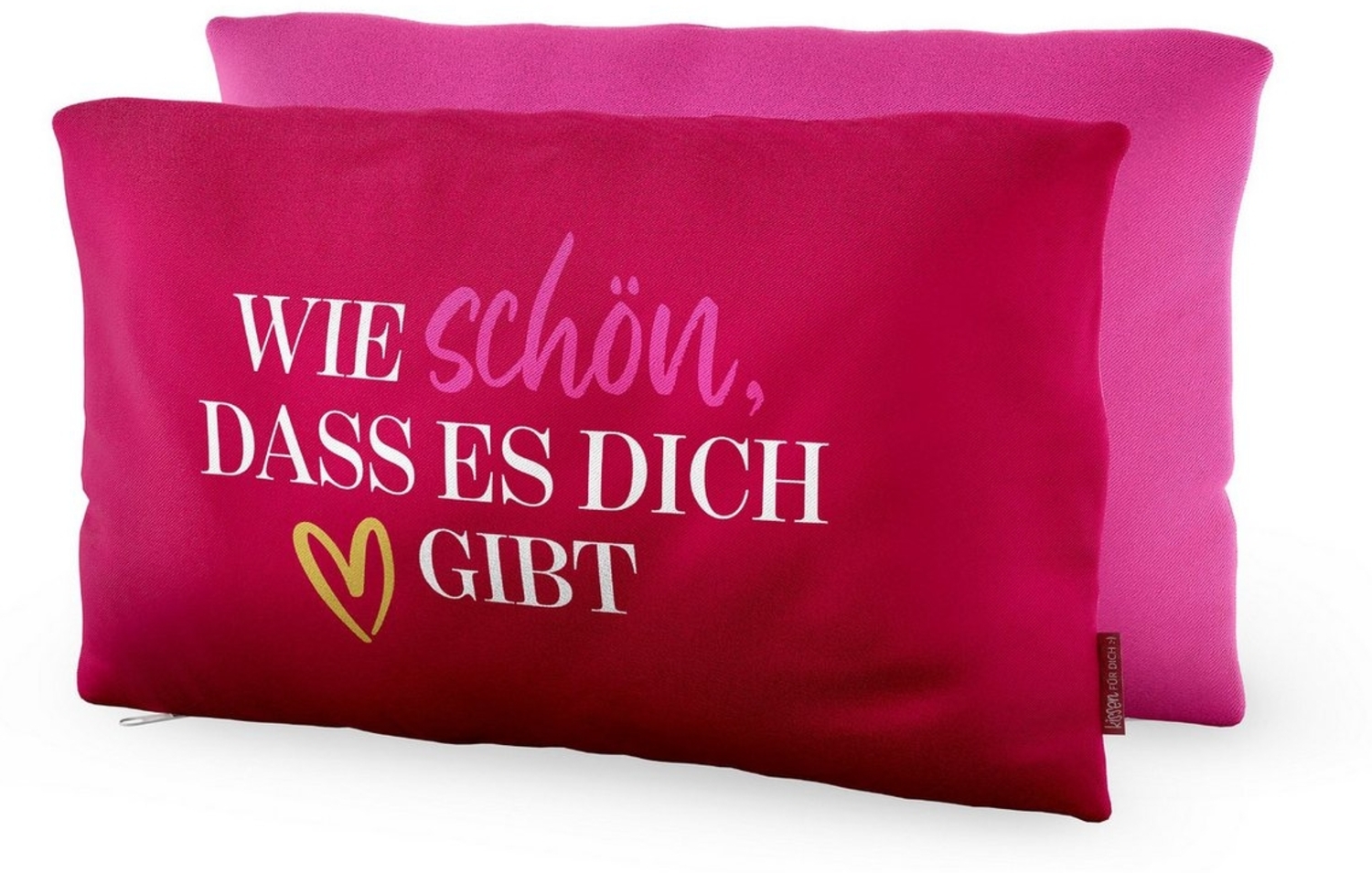Kissen Dekokissen Kuschelkissen für Dich Geschenk la vida Herz 3967131 Bild 1