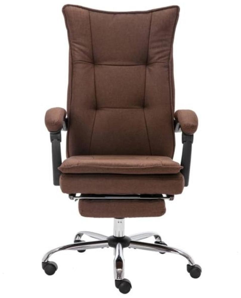 vidaXL Bürostuhl Braun Stoff [20368] Bild 1