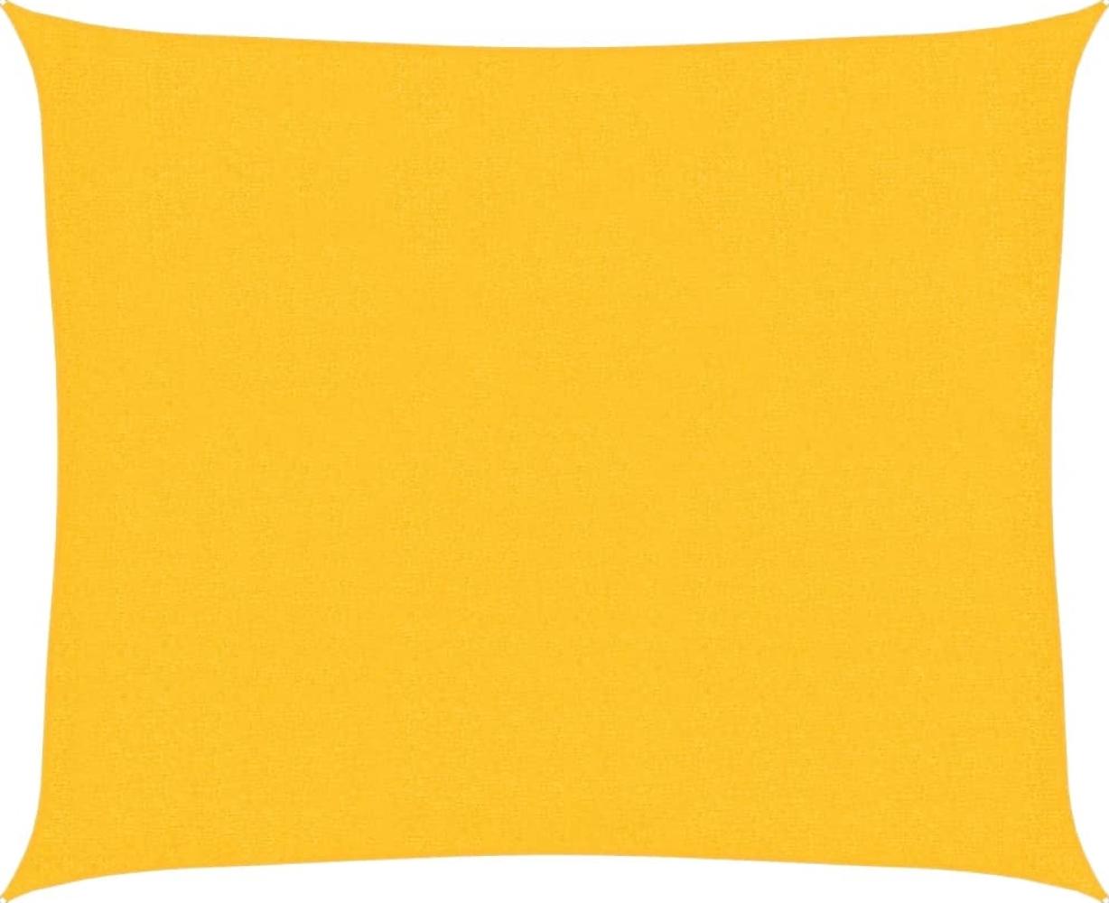 vidaXL Sonnensegel 160 g/m² Gelb 2,5x3 m HDPE 311562 Bild 1