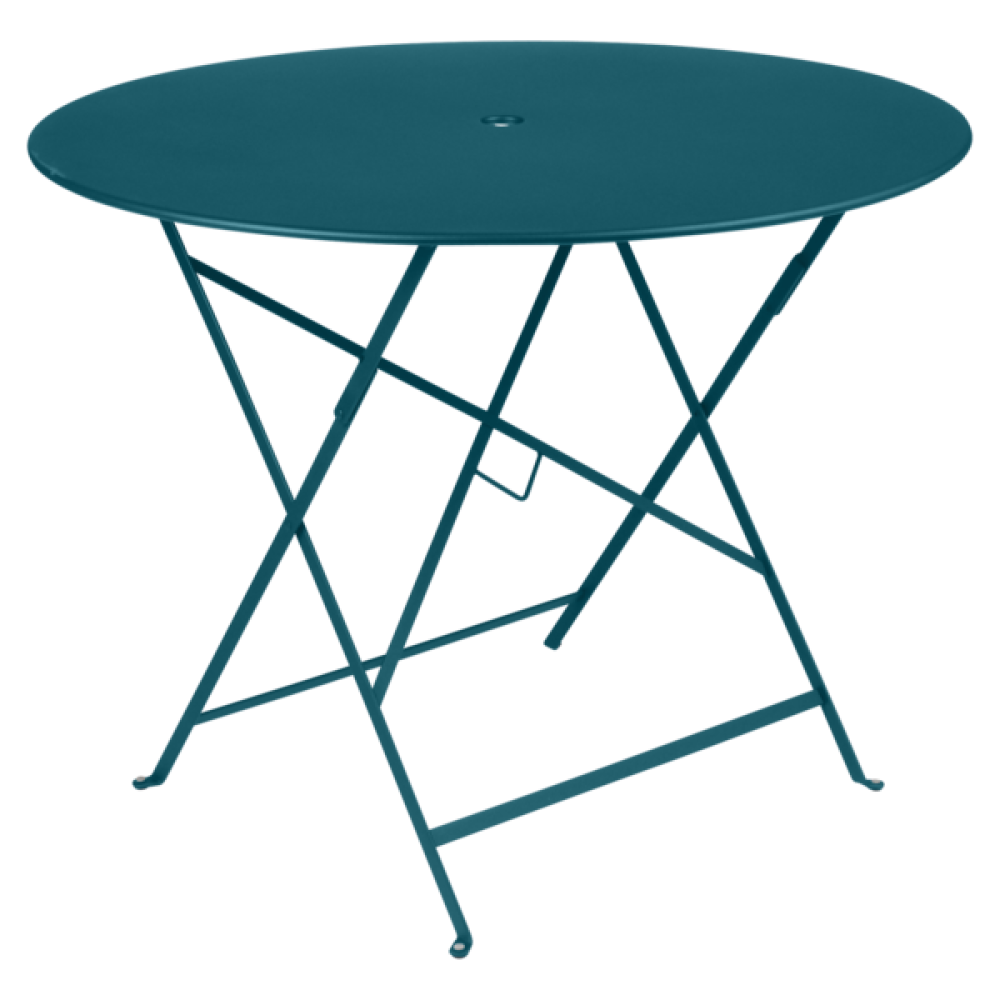 Bistro Klapptisch Rund D96 Acapulcoblau Bild 1