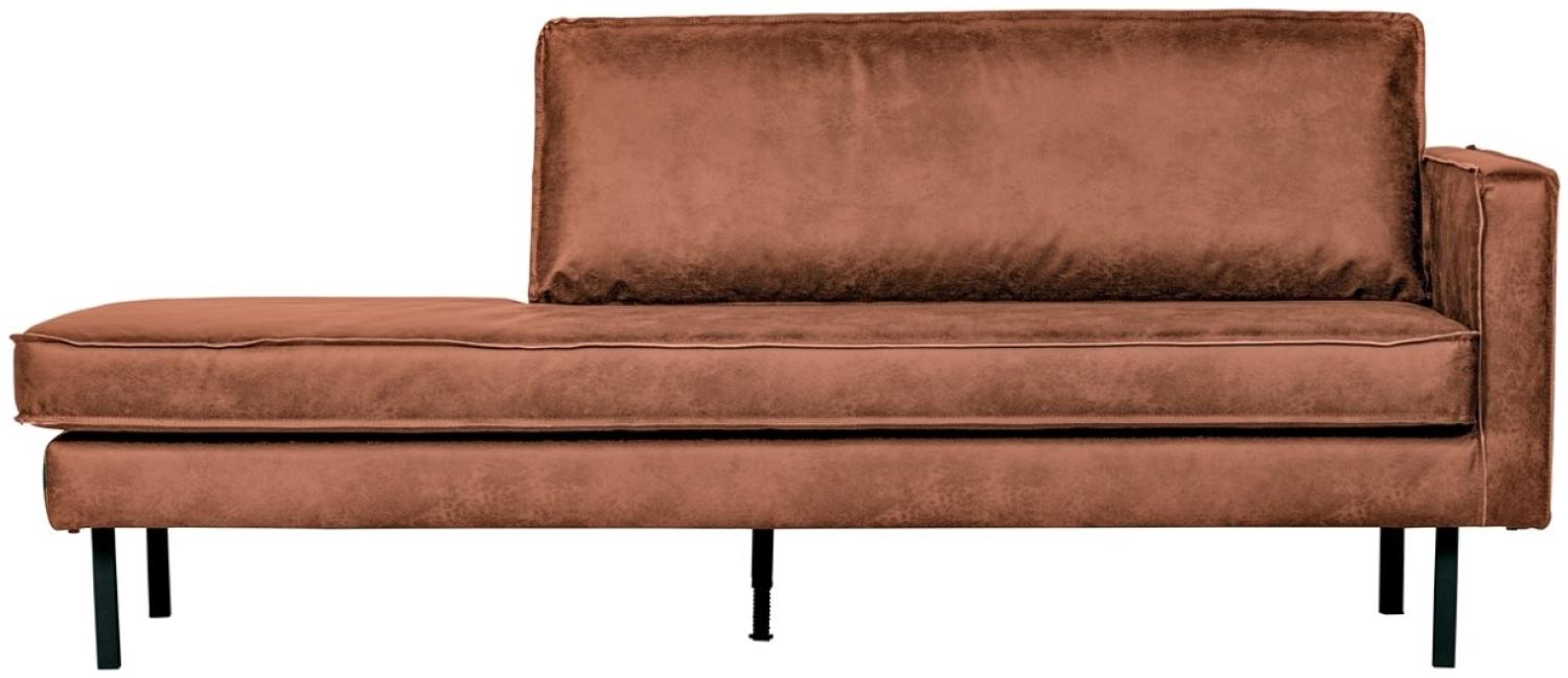 Daybed Rodeo Rechts - Leder Cognac Bild 1