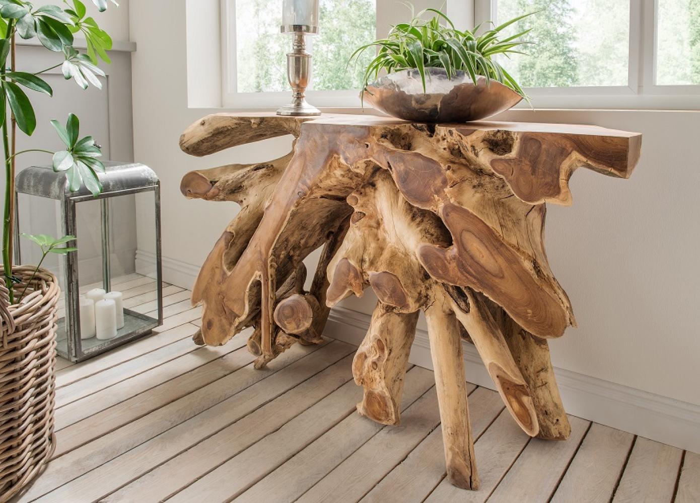 Konsole/Unikat-Wurzelkonsole "Tallinn" Teak natur Bild 1
