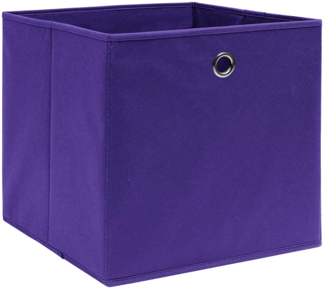 vidaXL Aufbewahrungsboxen 4 Stk. Lila 32x32x32 cm Stoff 288353 Bild 1