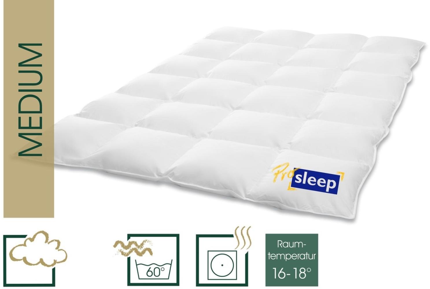 Hanskruchen Pro Sleep Komfort Kassettendecke, Medium, Baumwolle, 155x220 cm Bild 1