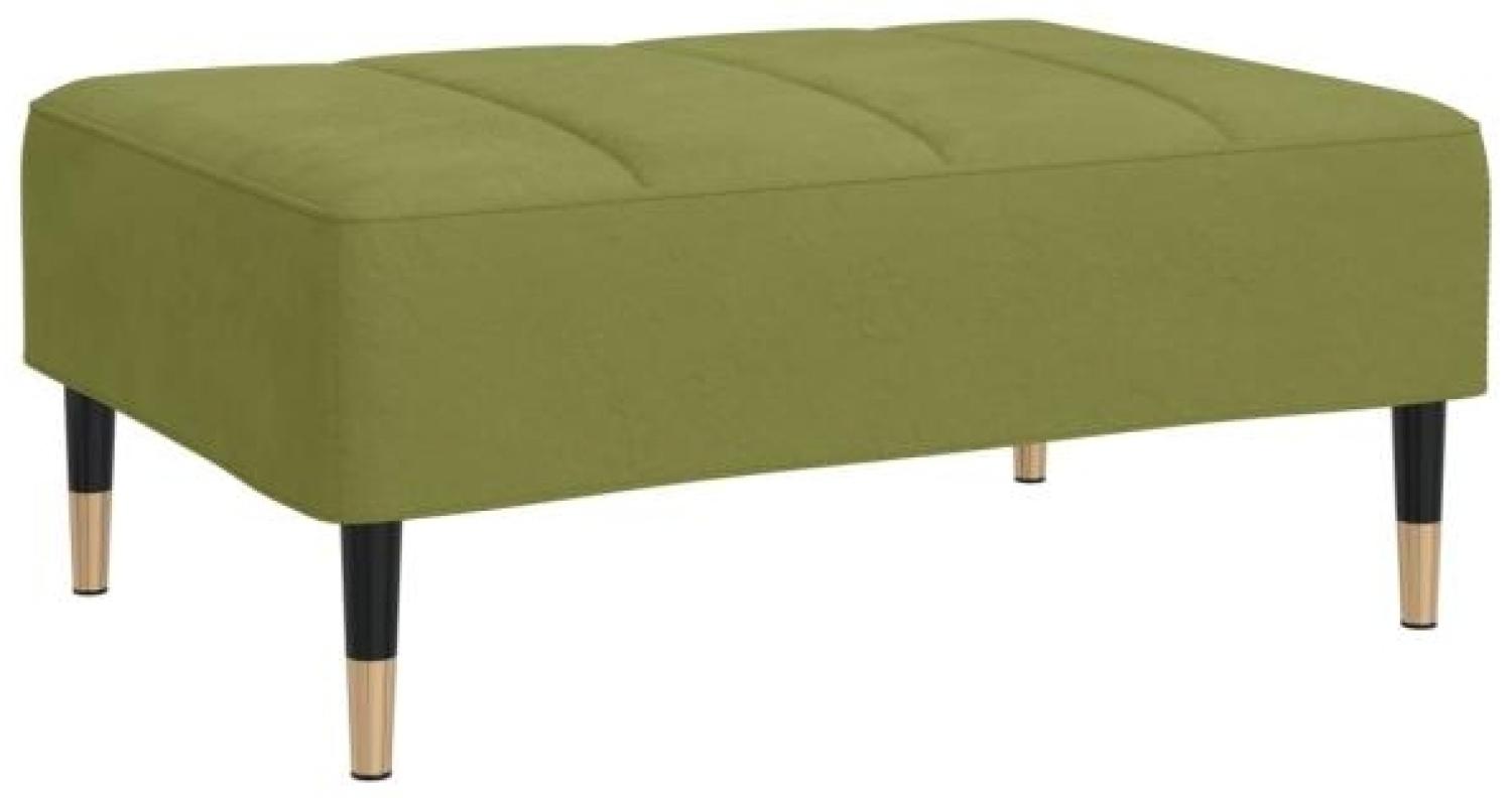 Fußhocker Hellgrün 78 x 56 x 32 cm Samt [337815] Bild 1