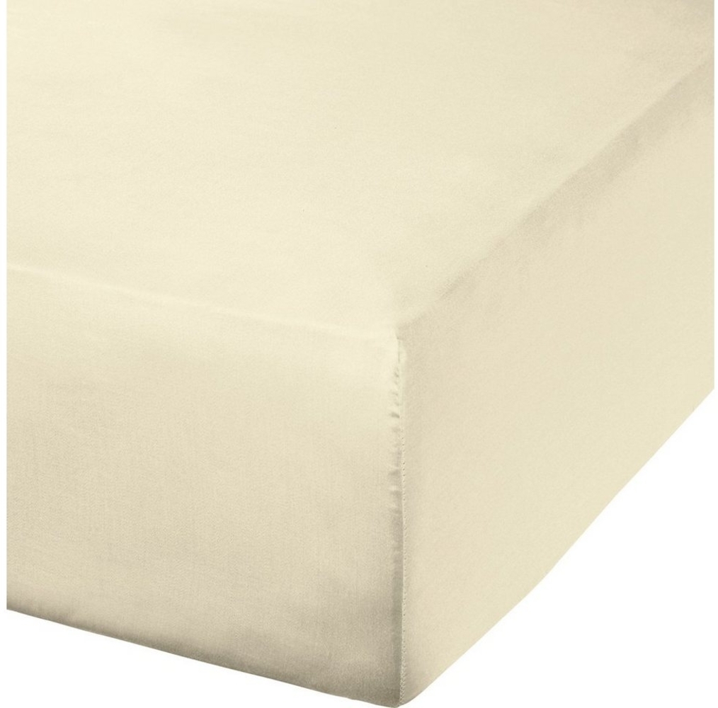 Erwin Müller Spannbettlaken Spannbettlaken "Landshut", Satin, Gummizug: Rundumgummi, (1 Stück), Uni Bild 1