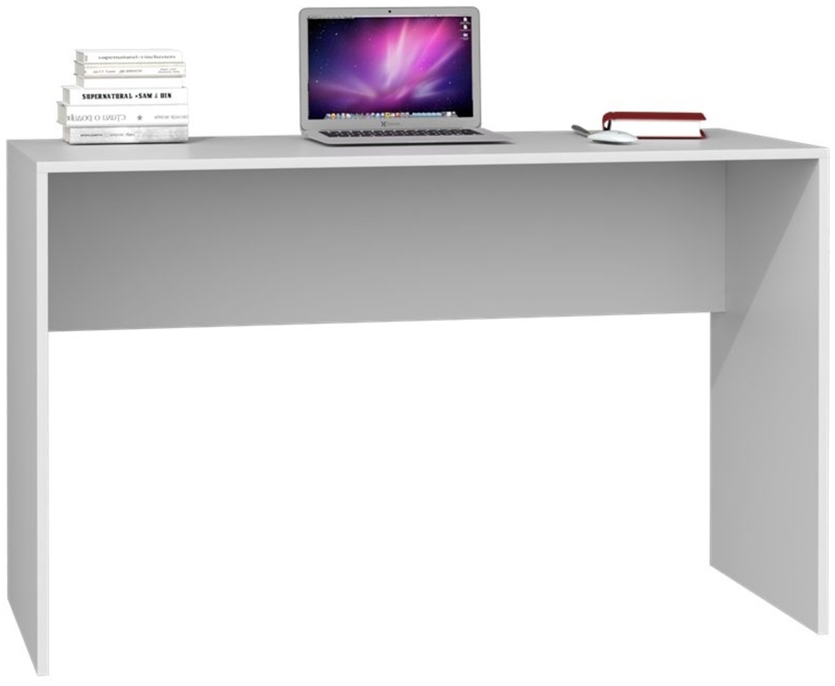 TOPESHOP Computertisch PC/Laptop: Der unverzichtbare Computertisch weiß (H 76 x T 50 x B 120 cm) Bild 1
