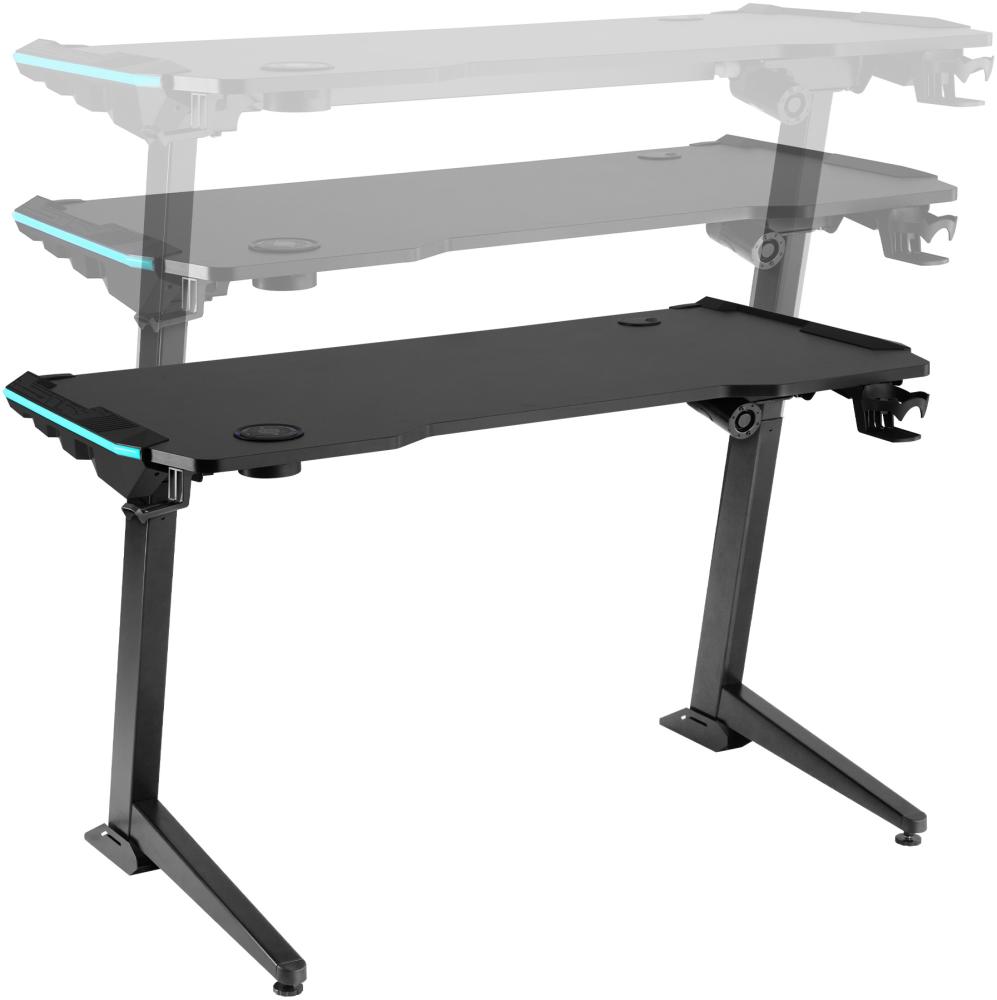 tectake Schreibtisch Hemingway (1-St, 1 tlg), höhenverstellbar Bild 1