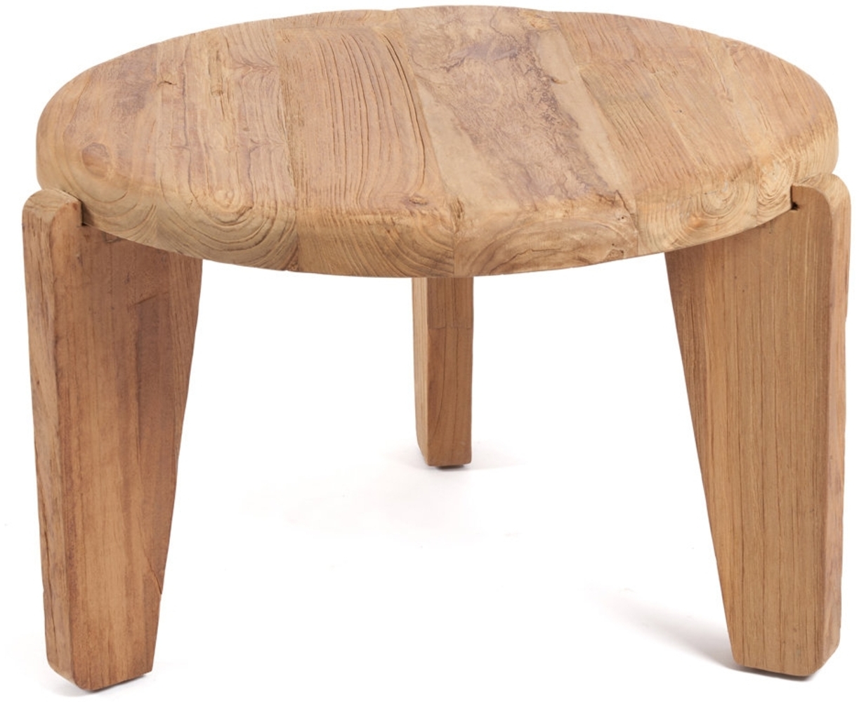 Der Wabi Sabi Couchtisch - M - Außen - Natürlich - 60x60x40cm Bild 1