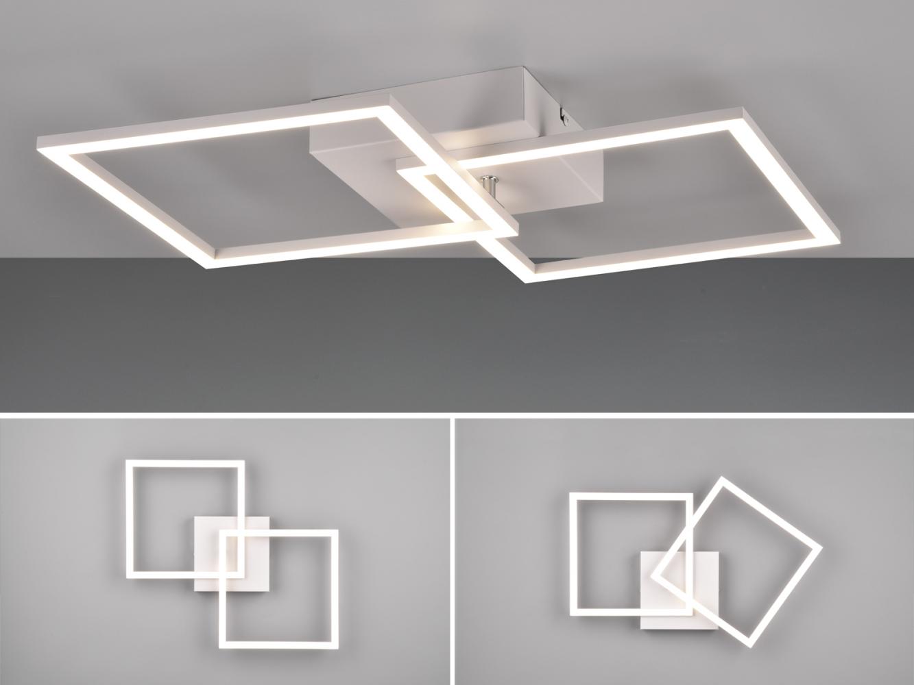 LED Deckenleuchte TRAIL Weiß schwenkbare Module, Neutralweiß, 60cm lang Bild 1