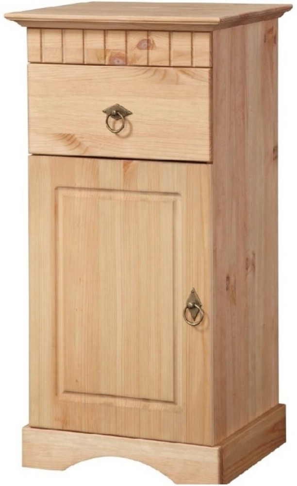 Clever-Moebel Beistellschrank Kommode Kiefernholz im Landhausstil, Unterschrank, Badschrank Bild 1