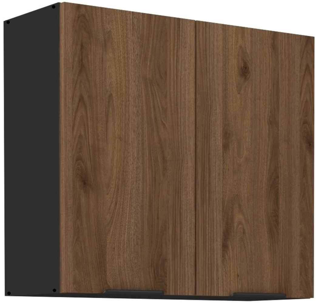 Küchen Hängeschrank 80 cm Küche MONZA Okapi Nußbaum Küchenzeile Küchenblock Bild 1