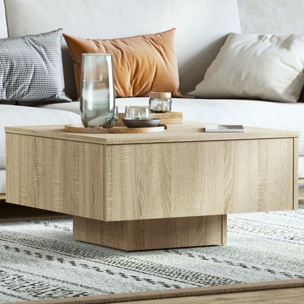 vidaXL Couchtisch Sonoma-Eiche 60x60x31,5 cm Holzwerkstoff 806888 Bild 1