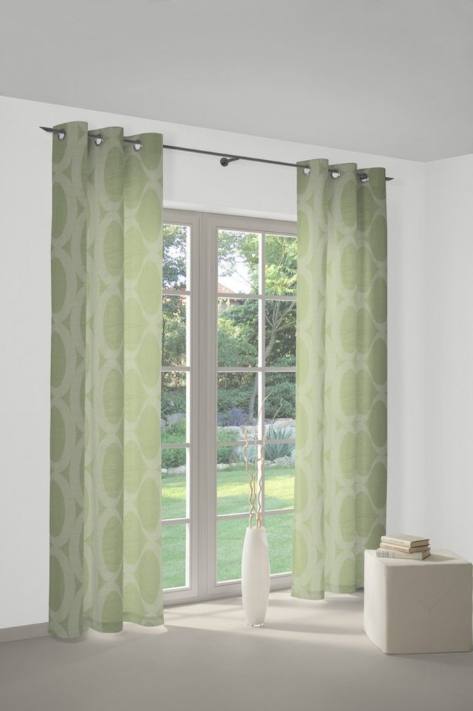 Wirth Vorhang Lahstedt (1 St), Ösen, blickdicht, Jacquard Bild 1