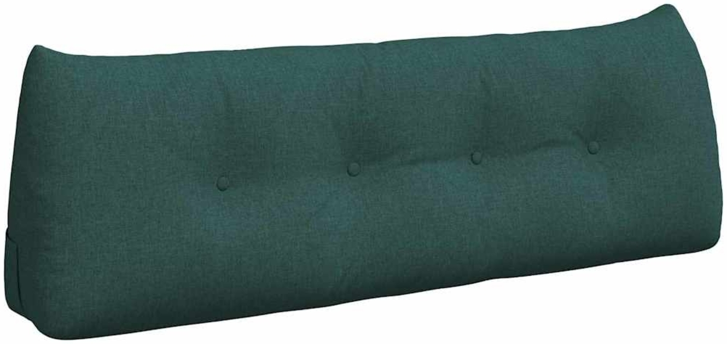 vidaXL Rücken Kissen Dunkelgrün 140 x 24 x 50 cm Stoff 42014504 Bild 1