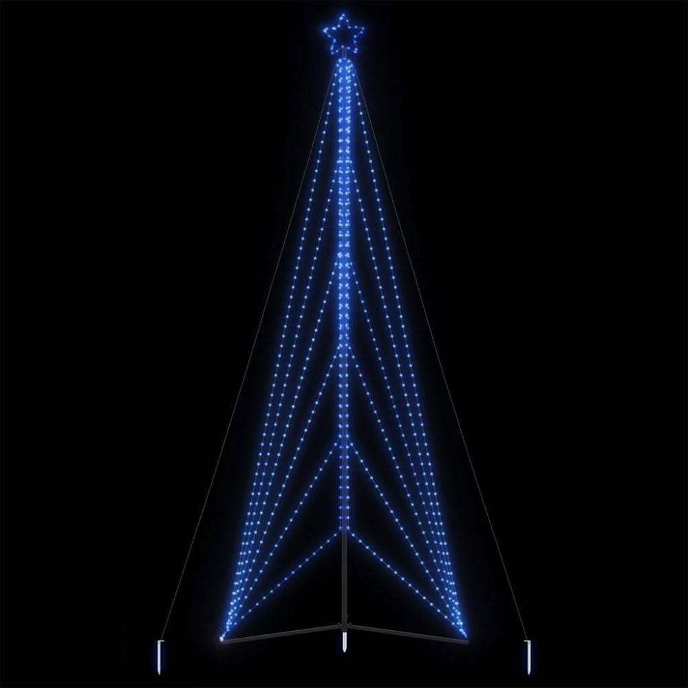 vidaXL Weihnachtsbaum-Beleuchtung 861 LEDs Blau 478 cm 4016426 Bild 1