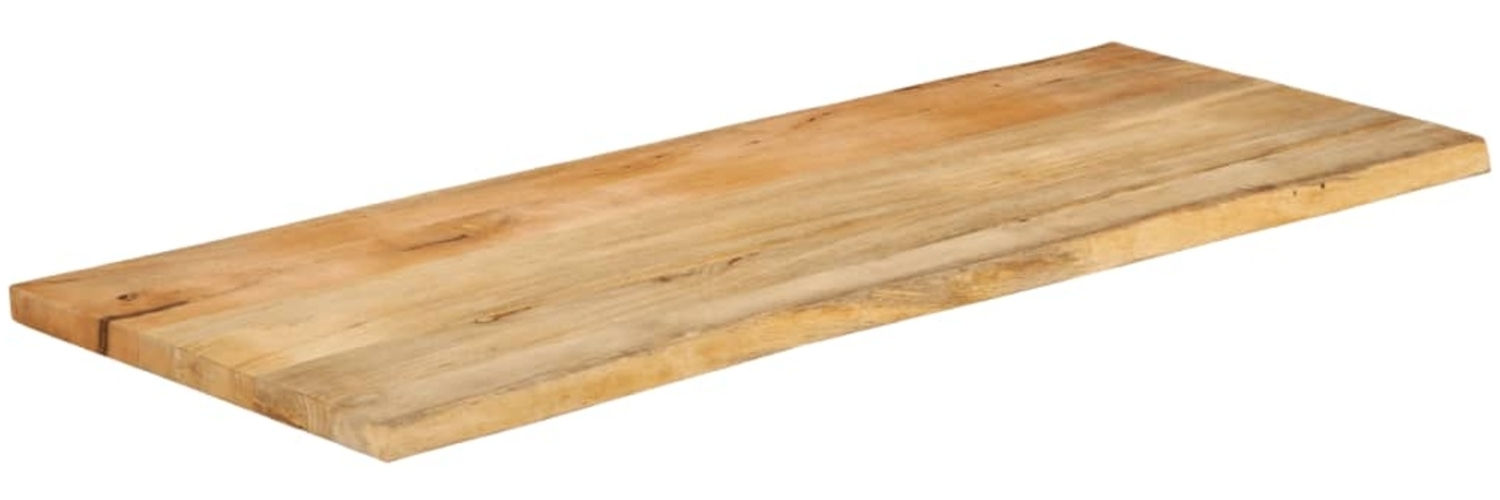vidaXL Tischplatte mit Baumkante 140x60x3,8 cm Massivholz Mango 370745 Bild 1