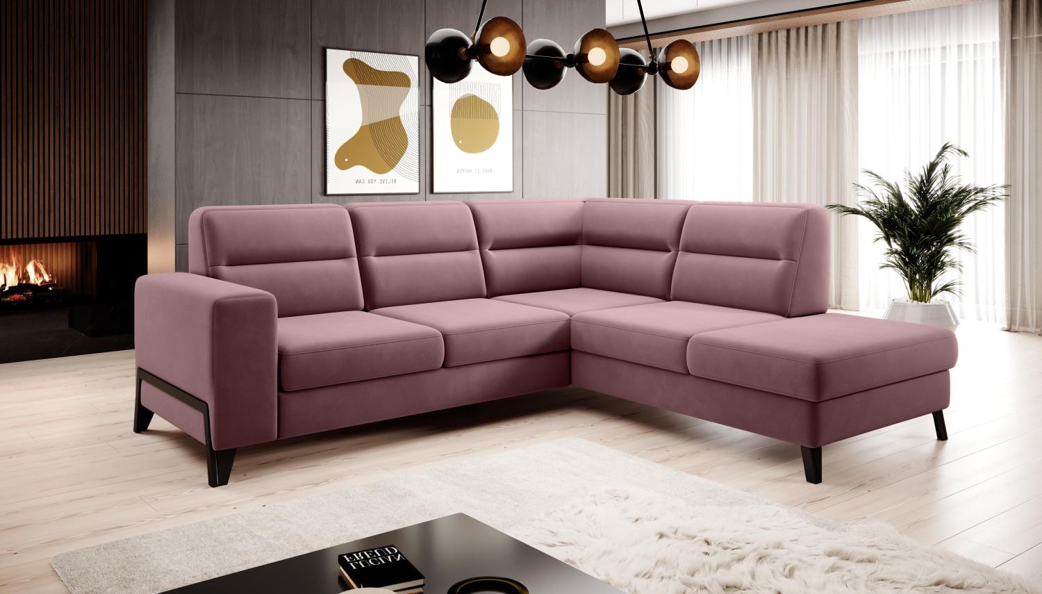 Wohnideebilder Cassara Rosa Ecksofas & Eckcouches CO-CAS-RT-24VE Bild 1