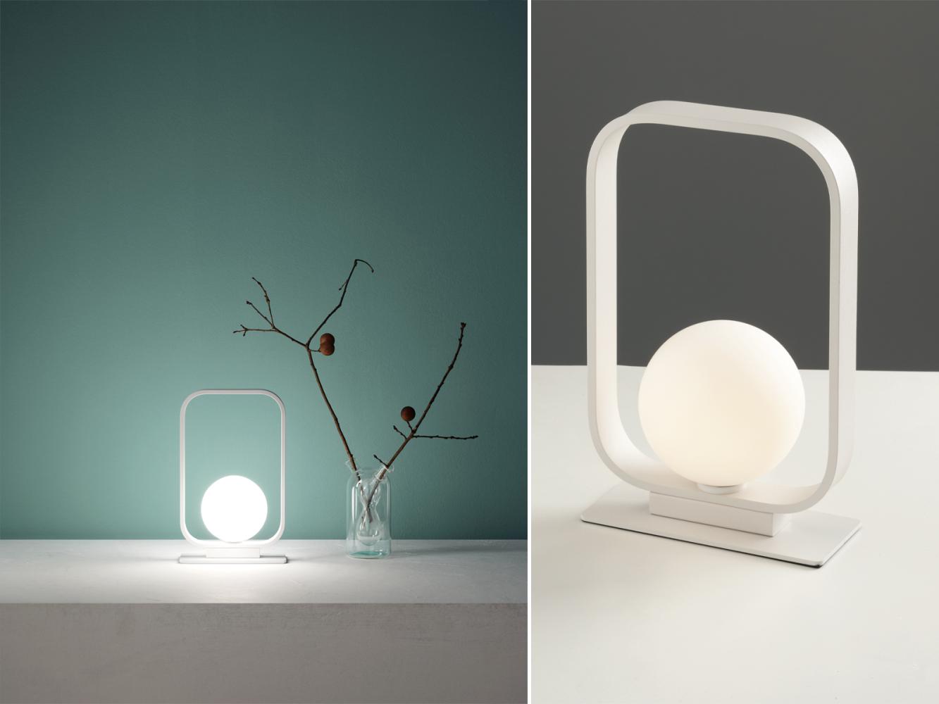 Luce Design Roxy L1 Tischleuchte 1-flammig ECO Light weiß Bild 1